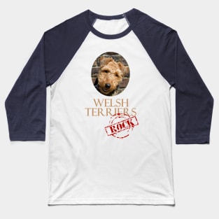 Welsh Terriers Rock! Baseball T-Shirt